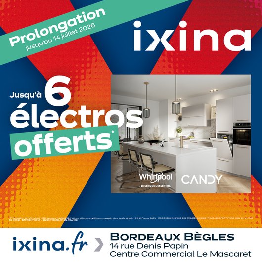 6 électros offerts