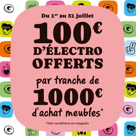 100€ d’électroménager offerts